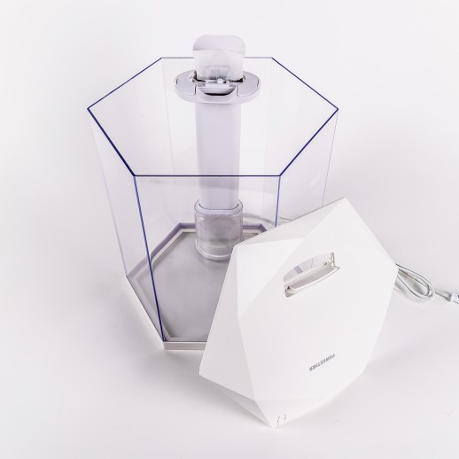 Аквариум Pawgether WF-4 панорамный 11 л, настольный с фильтром и светильником