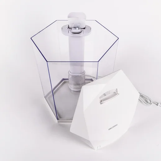 Аквариум Pawgether WF-4 панорамный 11 л, настольный с фильтром и светильником