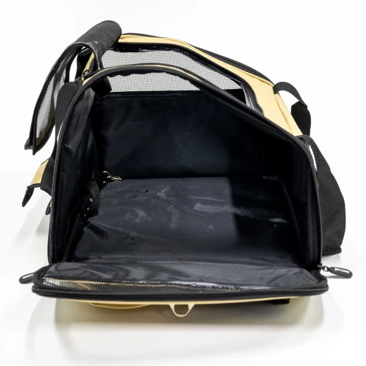 Сумка-переноска Petcomer для собак и кошек 41х34х30 см бежевый