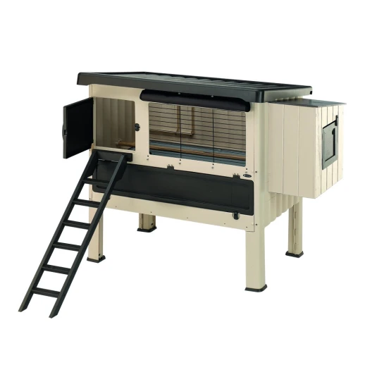 Пластиковый домик для кур Ferplast HAPPY FARM 120 бежевый пластик