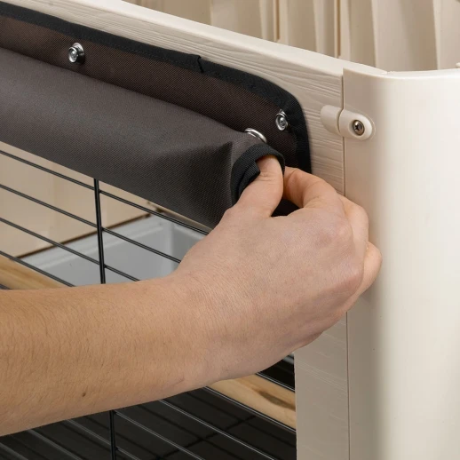 Пластиковый домик для кур Ferplast HAPPY FARM 120 бежевый пластик