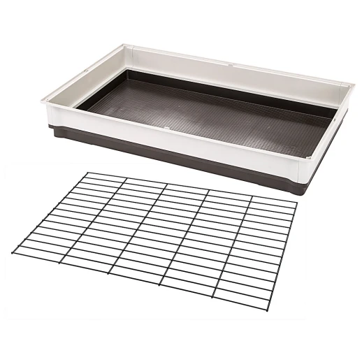 Пластиковый домик для кур Ferplast HAPPY FARM 120 бежевый пластик