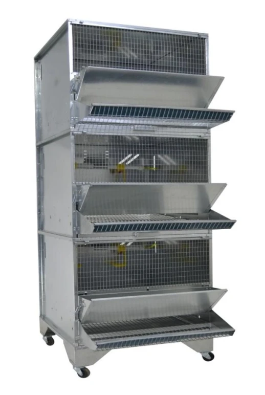 Клетка для кур-несушек БОЛЬШОЙ ФЕРМЕР 1-3 на колесах