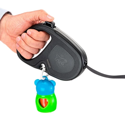 Рулетка Ferplast FLIPPYONE L черная лента 5м 50кг