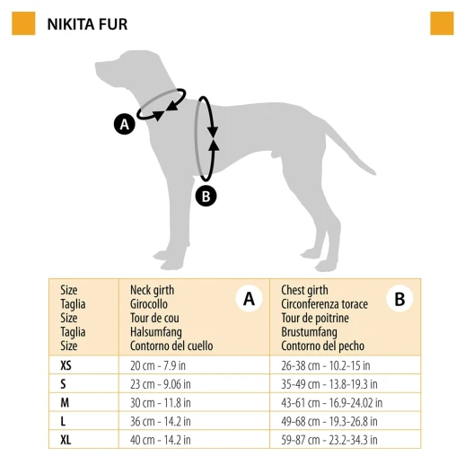 Шлейка Ferplast NIKITA FUR L дышащая с теплой подкладкой коричневая