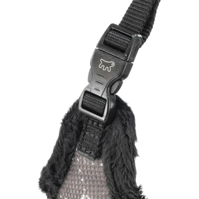 Шлейка Ferplast NIKITA FUR L дышащая с теплой подкладкой коричневая