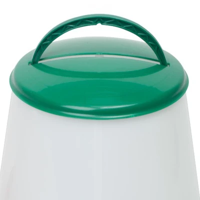 Кормушка бункерная Olba 3 кг. пластик с разделительной решеткой зеленая