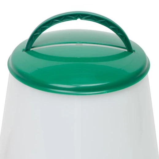 Кормушка бункерная Olba 3 кг. пластик с разделительной решеткой зеленая