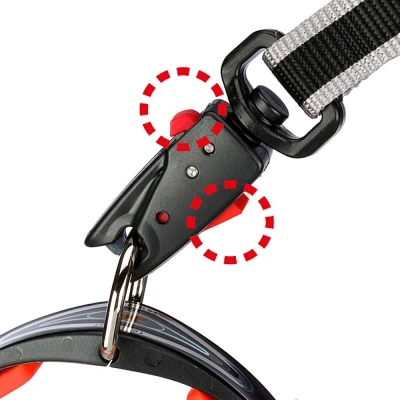 Поводок Ferplast TWIST MATIC G18/110 черный с коричневым