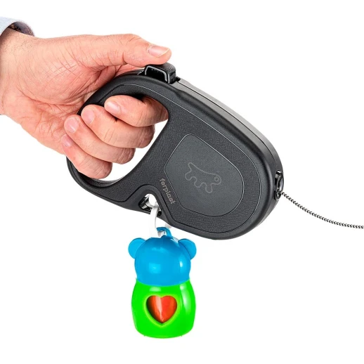 Рулетка Ferplast FLIPPYONE L черная шнур 5м 35кг