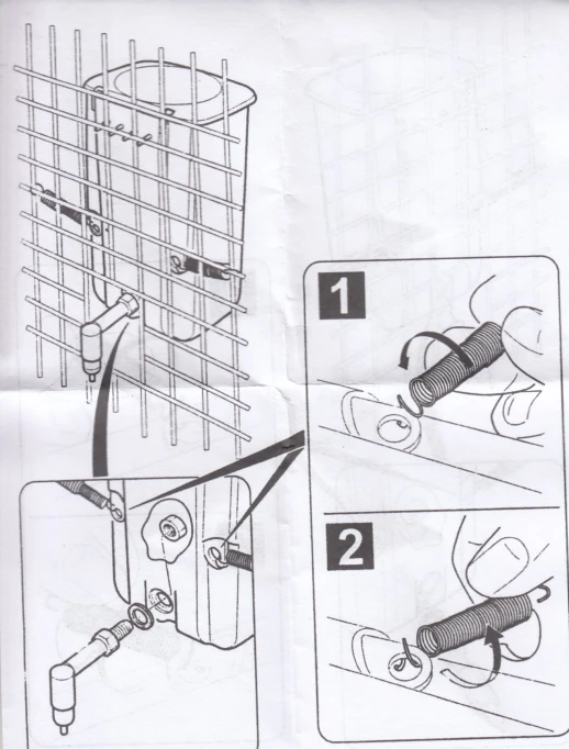 Поилка ниппельная Novital DERBY 90 градусов с бачком 1 литр