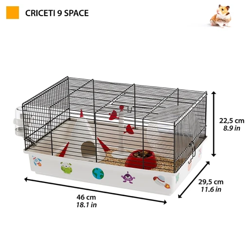 Клетка Ferplast CRICETI 9 SPACE для хомяков x1