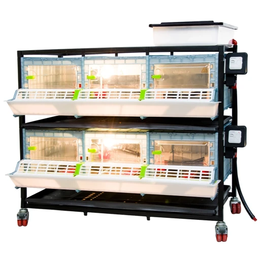 Брудер для цыплят Cimuka CB25 3 секции 2 яруса пластиковый