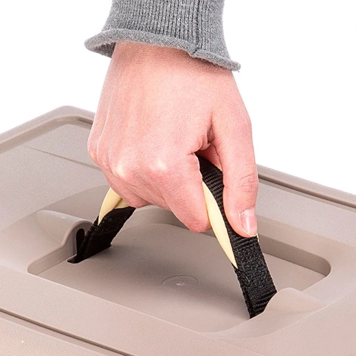 Переноска Ferplast ATLAS 20 TRENDY+ черная с ремнём