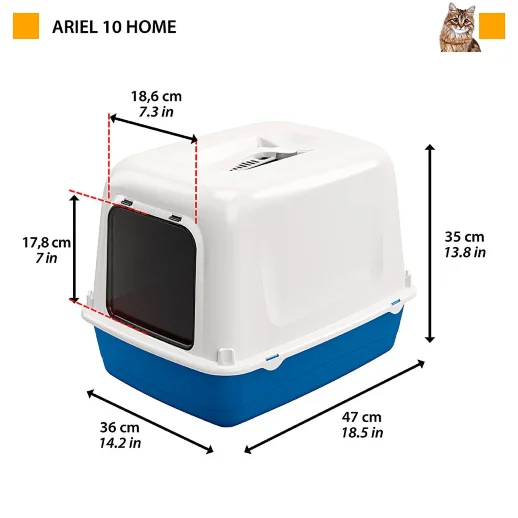 Габариты Ferplast ARIEL 10 HOME