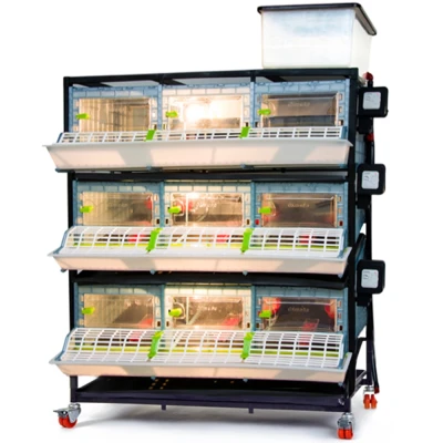 Брудер для цыплят Cimuka CB25 3 секции 3 яруса пластиковый