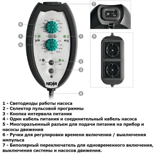 Система управления Newa Control для помп течения Newa Wave