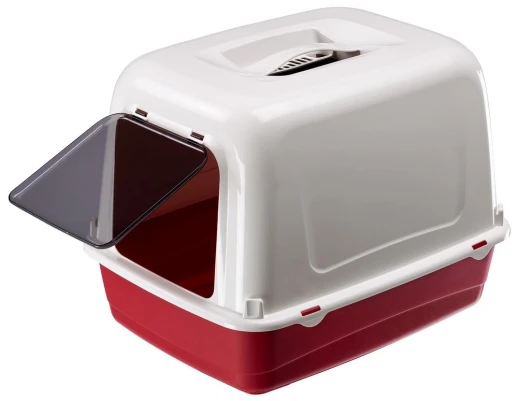 Туалет для кошек Ferplast CLEAR CAT 10 закрытый угольный