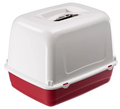 Туалет для кошек Ferplast CLEAR CAT 10 закрытый угольный