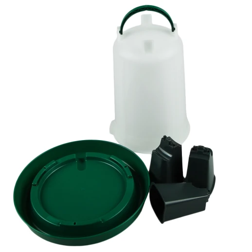 Поилка вакуумная Olba 3 литра на ножках с ручкой