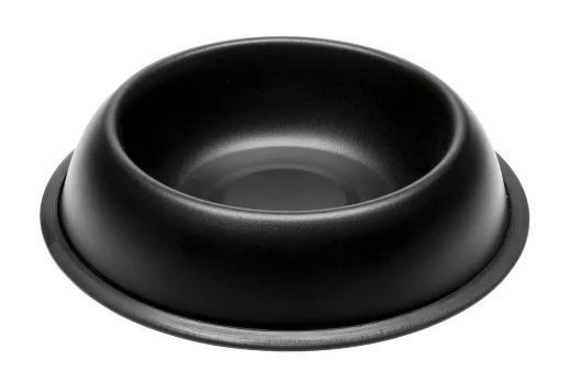 Миска Ferplast MIRA KC 76 металлическая лакированная черная 0,9 л