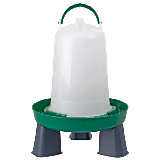 Поилка вакуумная Olba 1,5 литра на ножках с ручкой