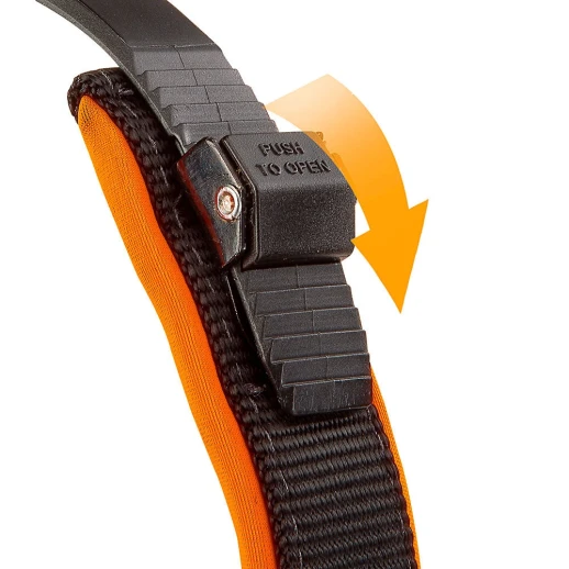 Ошейник Ferplast ERGOFLUO C15/42 с подкладкой и микрорегулировкой оранжевый