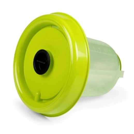 Поилка вакуумная Gaun 10 литров с винт. пробкой и ручкой зеленая