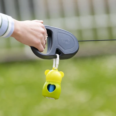 Рулетка Ferplast FLIPPYONE M черная шнур 5м 20кг