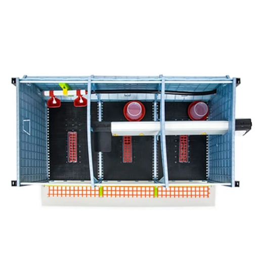Брудер для цыплят Cimuka CB40 3 секции 91x64x49 см пластиковый