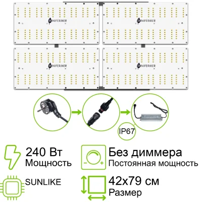 Комплект Quantum board Sunlike 240 Вт (4х60)