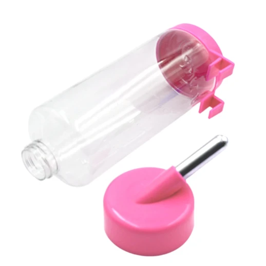 Поилка-шарик для кроликов розовый LSTL