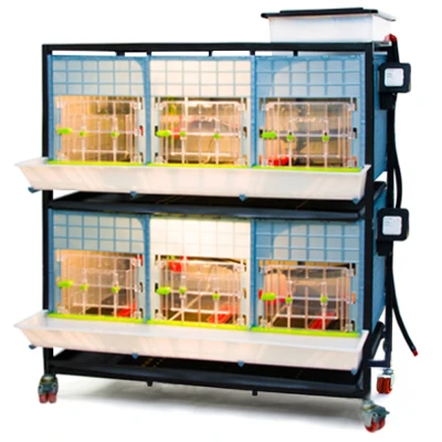 Брудер для цыплят Cimuka CB40 3 секции 2 яруса 98x64x119 см пластиковый