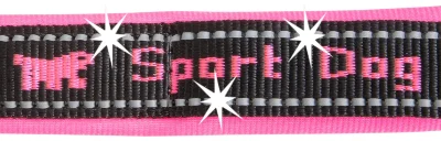 Ошейник Ferplast SPORT DOG C25/65 с мягкой подкладкой светоотражающий розовый