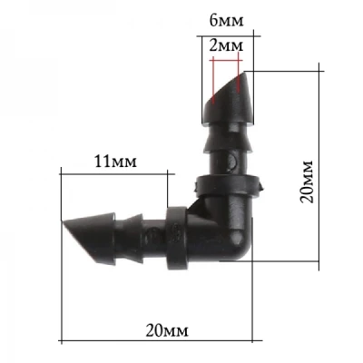Уголок для микротрубок 6 мм