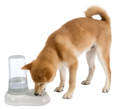 Механическая пластиковая кормушка Ferplast AZIMUT 1500 для воды и сухого корма для кошек и собак