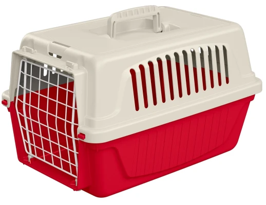 Переноска Ferplast ATLAS 5 без аксессуаров для кошек и мелких собак красный