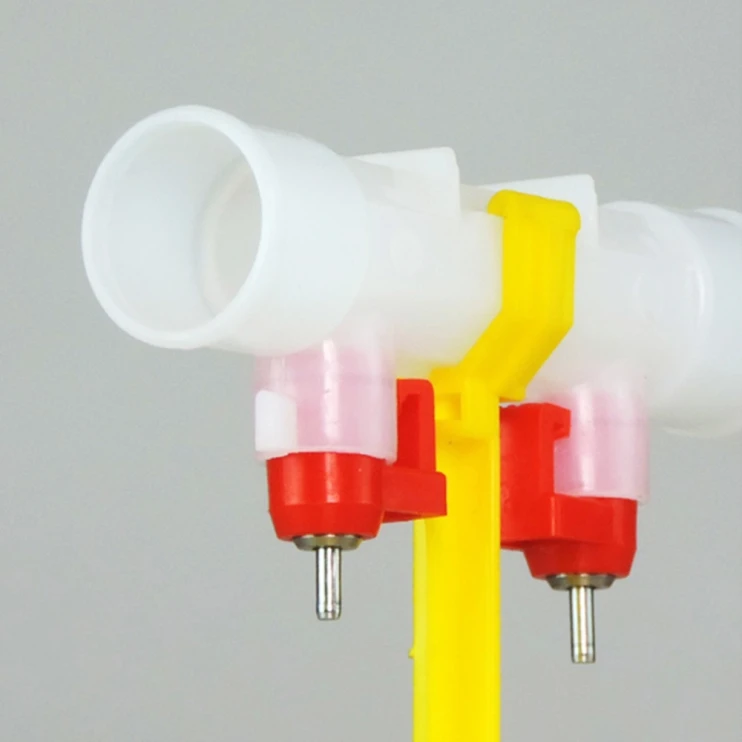 Поилка ниппельная с каплеуловителем двойная