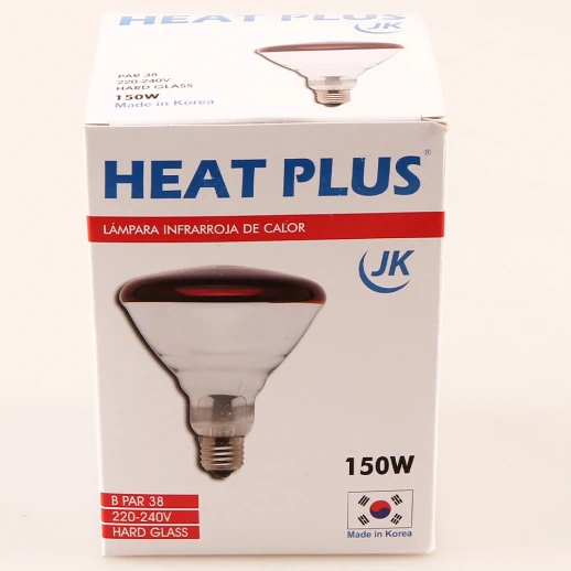 Лампа инфракрасная JK Lighting 150 Bт E27 PAR38 прессованное стекло рубин