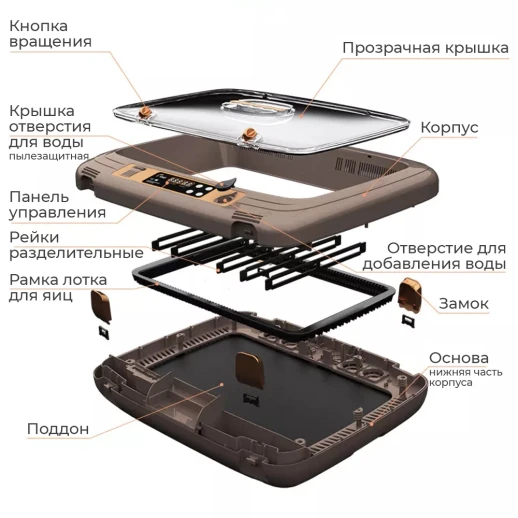 Инкубатор HHD 50 автоматический для яиц