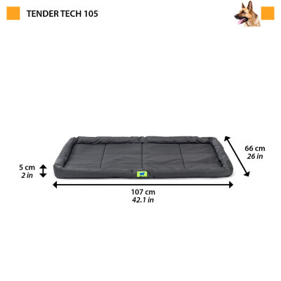 Лежак Ferplast TENDER TECH 105 черный