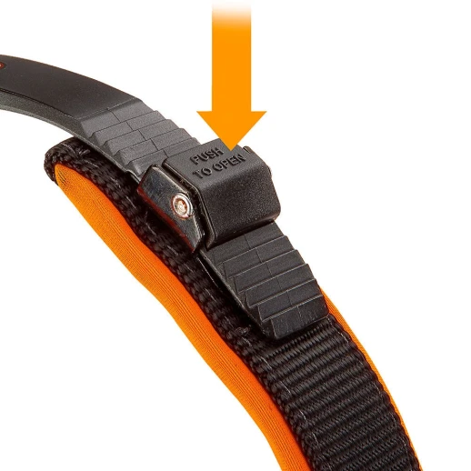 Ошейник Ferplast ERGOFLUO C25/51 с подкладкой и микрорегулировкой оранжевый