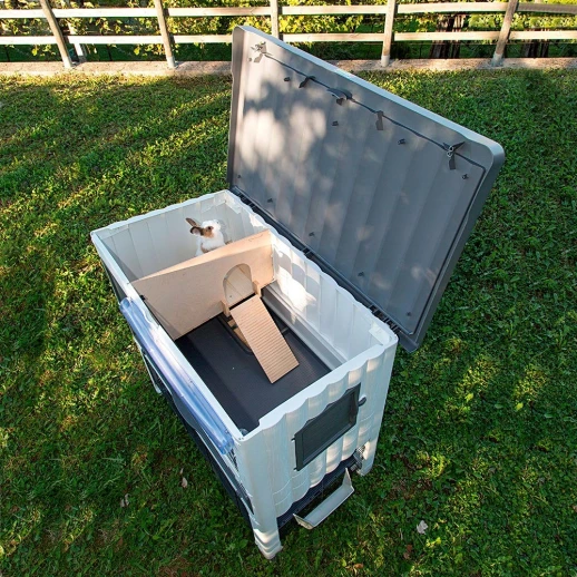 Клетка Ferplast GRAND LODGE 140 PLUS для кроликов пластиковая