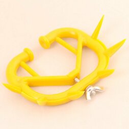 Кольцо против самовыдаивания, 10,5х7,5 см, желтый LSTL
