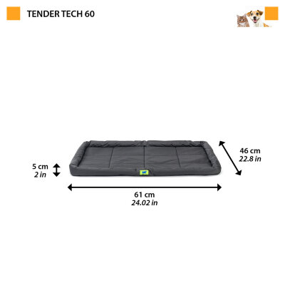 Лежак Ferplast TENDER TECH 60 черный