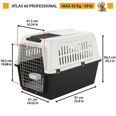 Переноска Ferplast ATLAS 60 PROFESSIONAL для крупных собак