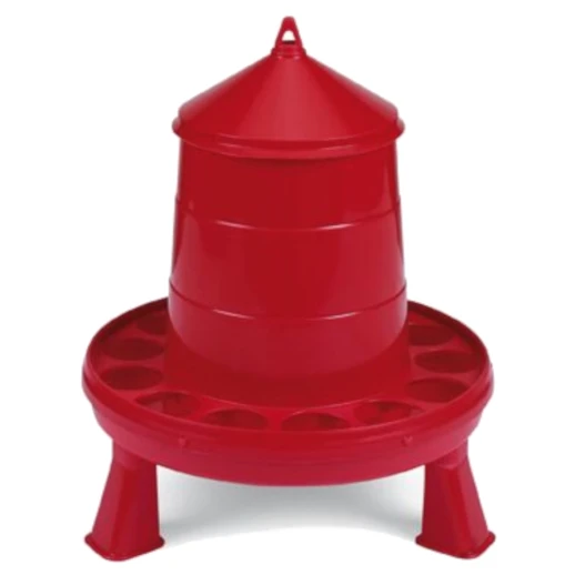 Кормушка бункерная Gaun 2 кг. пластик с решеткой с круг. отверстиями на ножках