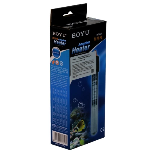 Нагреватель для аквариума Boyu HT-825 25 Вт, терморегулятор, стекло