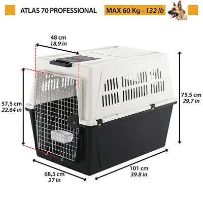Переноска Ferplast ATLAS 70 PROFESSIONAL для крупных собак