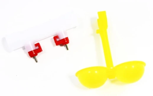 Поилка двойная с каплеуловителями для круглой трубы 25 мм